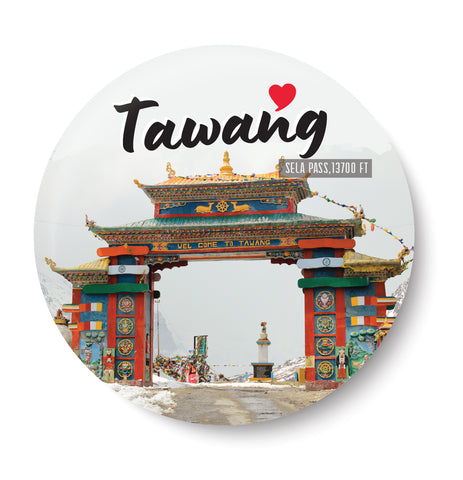 Love Tawang I Sela Pass I Arunachal Pradesh I Souvenir I Travel Memories I Fridge Magnet