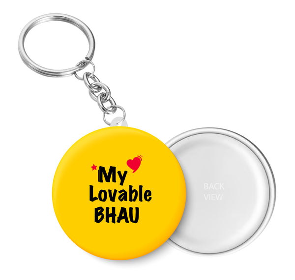 My Lovable BHAU Key Chain