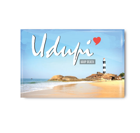 Love Udupi I Kapu Beach I Karnataka I KA I Souvenir I Travel Memories I Fridge Magnet