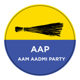 AAP I Aam Aadmi Party IArvind Kejriwal I Bike Sticker