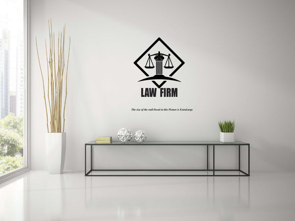 Law Firm I Advocate I Lawyer I The Court I Wall Decal