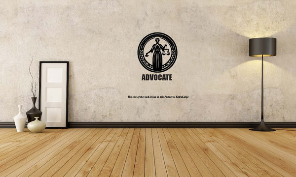 Lawyer I  The Court I Advocate I Lawyer I Wall Decal