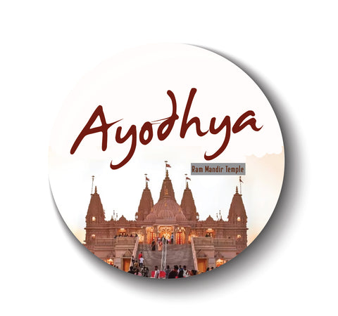 Ayodhya I Ram Mandir Temple I Souvenir I Travel Memories I Fridge Magnet