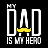 My Day is My Hero I My Father's My Hero I Relationship I Love I Car Window Sticker