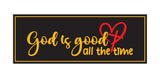 Jesus I God is Good  I Jesus Christ I Bible Quote I Wall Sticker