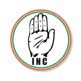 Indian National Congress Party I INC I Political I Bike Sticker