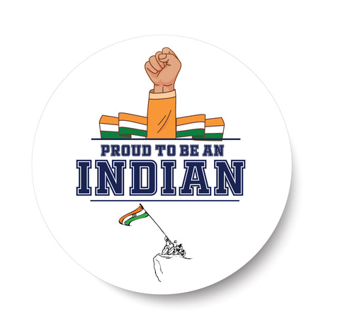 Proud to be Indian I Jai Hind I India I Fridge Magnet