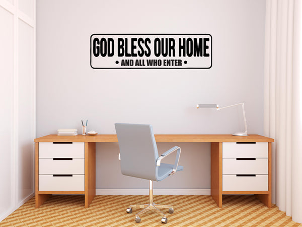 Jesus I God Bless I Jesus Christ I Bible Quote I Wall Decal