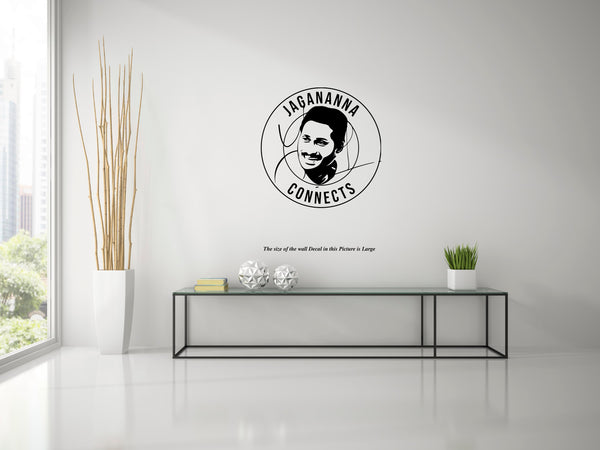 Jagananna Connects I Jagan Mohan Reddy I YSR I YSR Congress Party I Y. S. Rajasekhara Reddy I Wall Decal