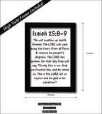 Jesus I Isaiah Quote I Bible Quote I Jesus Christ I Wall Poster / Frames