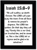 Jesus I Isaiah Quote I Bible Quote I Jesus Christ I Wall Poster / Frames