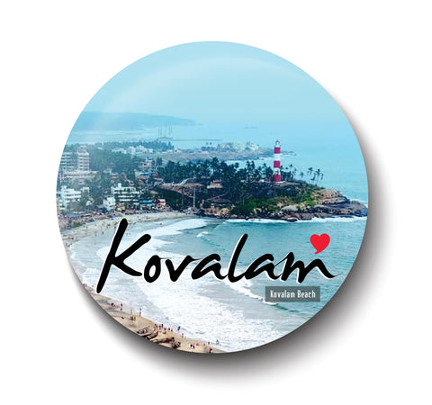 Love Kovalam I Kovalam Beach I Souvenir I Travel Memories I Fridge Magnet