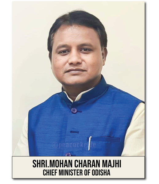 Mohan Charan Majhi I  Bharatiya Janata Party I BJP I Odisha I Wall Poster  / Frame