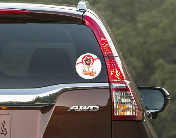 Pawan Kalayan I Jana Sena Party I JSP I Car Window Sticker