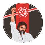 The Leader-Pawan Kalayan I Jana Sena Party I JSP I Car Window Sticker