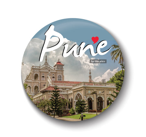 Love Pune I Aga Khan Palace I Souvenir I Travel Memories I Fridge Magnet