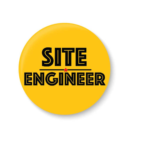 Site Engineer I Office Pin Badge