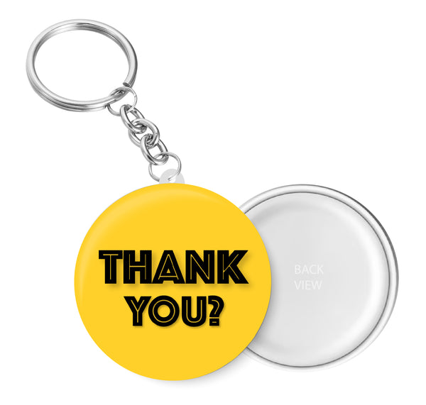 Thank You ? I Key Chain