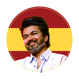 Thalapathy Vijay I Tamilaga Vettri Kazhagam I TVK I TVK Flag I Car Window Sticker