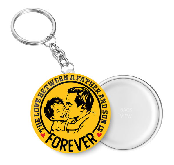 Father & Son I Love Forever I Relationship I Fathers Day I Key Chain