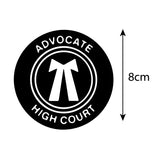 Advocate I High Court I Bike Sticker