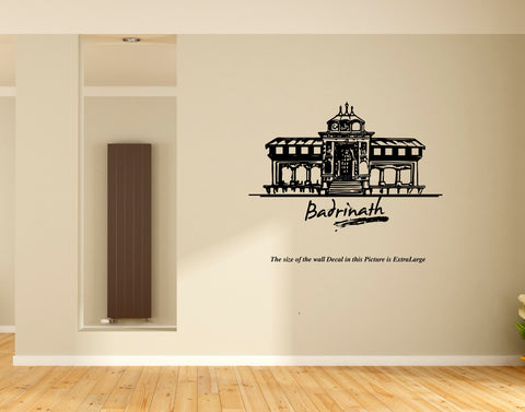 Badrinath I Badrinarayan Tample I Wall Decal