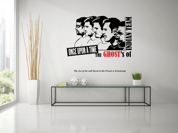 Sachin Tendulkar I Sourav Ganguly I Rahul Dravid I VVS Laxman I Virender Sehwag I Indian Cricket Team I Wall Decal