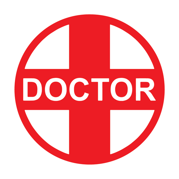 Doctor I Hospital I Clinic I Doctor 2 I Bike Sticker