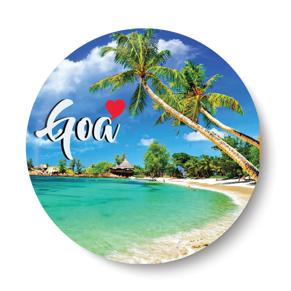 Love Goa I Goa Series I Souvenir I Travel Memories I Fridge Magnet