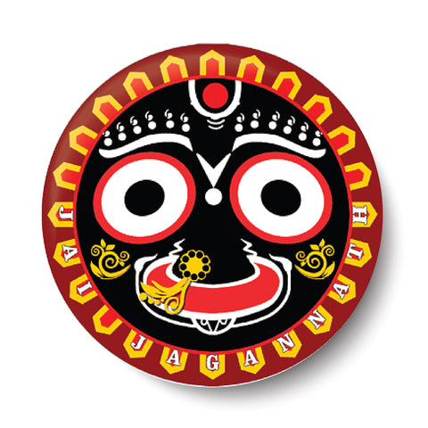 Jai Jagannath I Puri Jagannatha Temple I Fridge Magnet