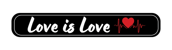 Love is Love I Love I Romantic Quote I Wall Sticker