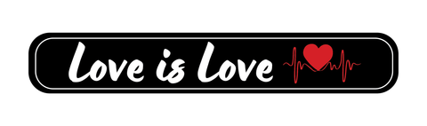 Love is Love I Love I Romantic Quote I Wall Sticker