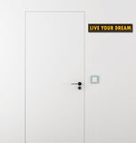 Live Your Dream I Inspirational I Motivational Quote I Wall Sticker