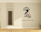 Lovable Couple I Love Forever I  Romantic I Love I Valentines Day Series I Wall Decal