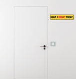 May I Help You ? I Office I Wall Sticker