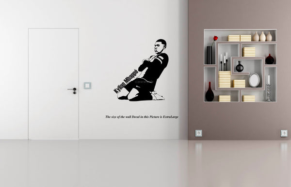 Kylian Mbappé Lottin , Kylian Mbappe , Foot ball, France , Sports , Wall Decal