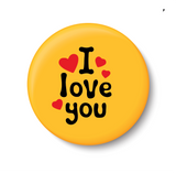 I Love You I Romantic I Love I Valentines Day Series I Pin Badge