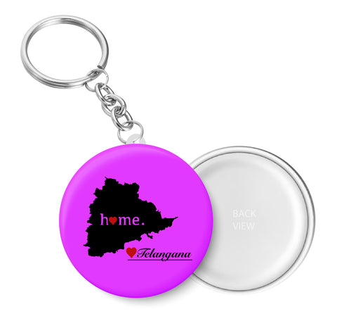 Telangana Home Love Key Chain