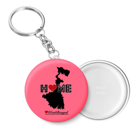 West Bengal Home Love Key Chain