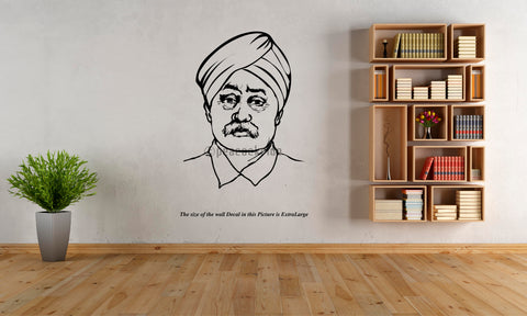 Lala Lajpat Rai , The Lion of Punjab  ,Wall Decal, LAL