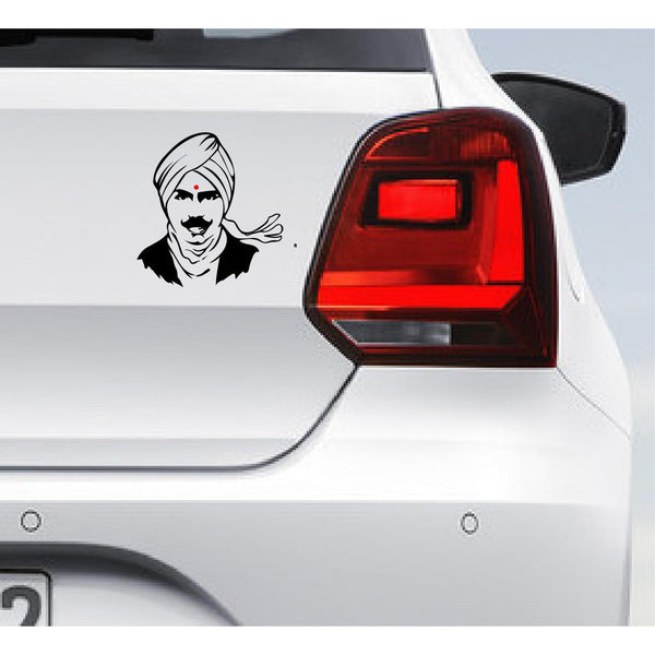 Bharathiyar Car Bumper Decal