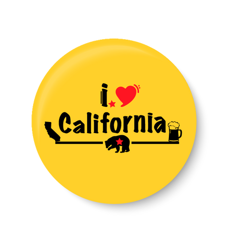 California PinBadge,International PinBadge