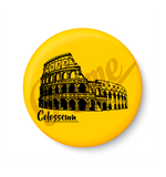 Colosseum , Rome , Europe , World Landmarks ,Pin Badge