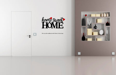 Home Sweet Home Wall Decal, Home Sweet Home