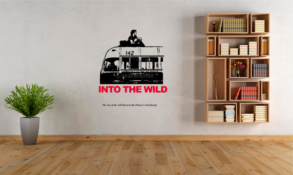 Into the Wild , Travel Wall Decal, Travel