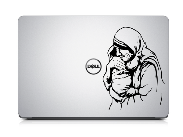 Mother Teresa , Laptop Decal, Teresa