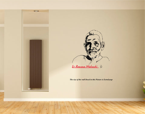 Ramana Maharshi Wall Decal, Ramana Maharshi ,Wall Decal, Wall Sticker, sticker