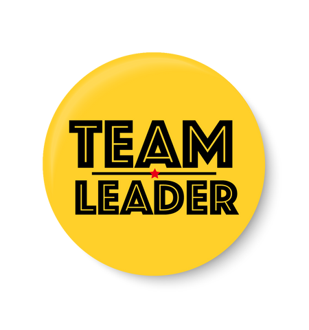 Team Leader Pin Badge,Team Leader ,Complement Pin Badge