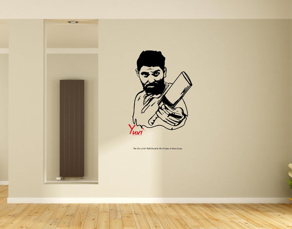 Yuvraj Singh Wall Decal