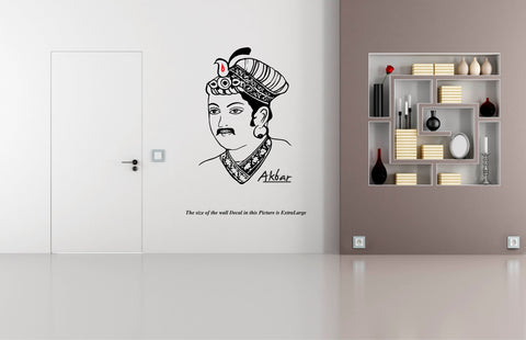 Jalal-ud-din Muhammad Akbar I Mughal Emperor I Wall Decal